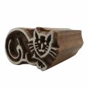 Stempel aus Holz - Katze 03 - 5 cm - Holzstempel