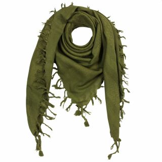 Kufiya - green-olive green - green-olive green - Shemagh - Arafat scarf