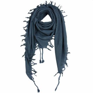 Kufiya - grey-blue dark - grey-blue dark - Shemagh - Arafat scarf