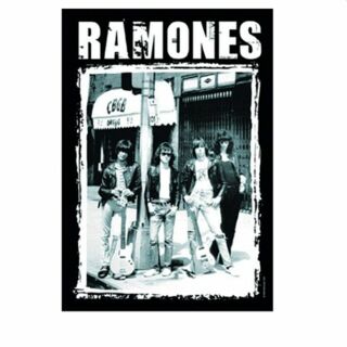 Posterfahne - Ramones - Bandfoto - Fahne