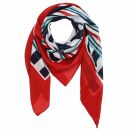 Cotton Scarf - Bow - squared kerchief