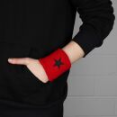 Sweatband - Star - red-black - Wristband
