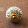 Ceramic door knob shabby chic - marble