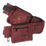 Gürteltasche - Jimi - rot-bordeaux - Bauchtasche - Hüfttasche mit mehreren Taschen