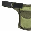 Hip Bag - Cliff - Corduroy green light-dark - Bumbag - Belly bag