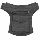 Hip Bag - Cliff - pinstripe - anthracite - Bumbag - Belly...