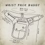 Riñonera - Buddy - antracita - rayado - Cinturón con bolsa - Bolsa de cadera