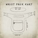Gürteltasche - Kurt - Muster 01 - Bauchtasche - Hüfttasche