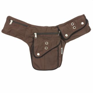 Riñonera - Frank - marrón - Cinturón con bolsa - Cangurera