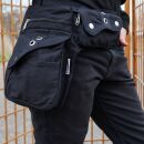 Riñonera - Frank - negro - Cinturón con bolsa - Cangurera