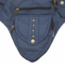 Gürteltasche - Peter - blau - Bauchtasche - Hüfttasche mit mehreren Taschen