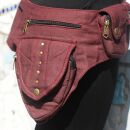 Riñonera - Peter - burdeos - Cinturón con bolsa - Cangurera