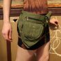Gürteltasche - Peter - grün-oliv - Bauchtasche - Hüfttasche mit mehreren Taschen