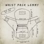 Riñonera - Lemmy - burdeos - Cinturón con bolsa - Cangurera