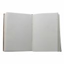 Libreta de cuero - rojo - Cuaderno de bocetos - Diario - Agenda