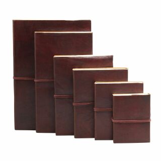 Leather notebook - brown - Sketchbook - Diary