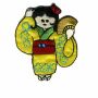 Patch - Geisha - green-yellow-red