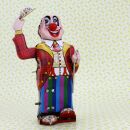 Giocattolo di latta - Giocattolo depoca - pagliaccio - clown di latta