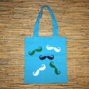 Borsa in tessuto - Mustache - Borsa in tessuto - Pezzo unico