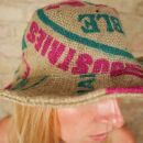 Hat out of Jute - recycled - Single piece