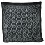 Baumwolltuch - Sonne 3 - schwarz - weiß - quadratisches Tuch