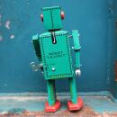 Robot giocattolo - Robot Lilliput - verde - robot di latta - giocattoli da collezione