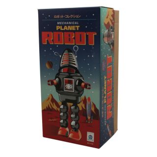 Blechspielzeug Roboter Planet Robot schwarz  5040430 