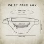 Hip Bag - Lou - grey - water-repellent - Bumbag - Belly bag