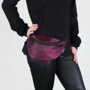 Borsa cintura - Louis - rosso bordeaux - resistente allacqua - marsupio
