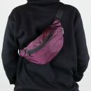 Borsa cintura - Louis - rosso bordeaux - resistente allacqua - marsupio