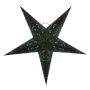 Estrella de papel - Estrella de Navidad - Estrella de 5 puntas - estampado colorido - 60 cm