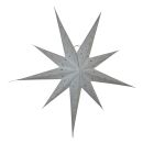 Paper star - Christmas star - 9-pointed star - white patterned 04 - 60 cm