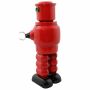 Robot - Tin Toy Robot - Mechanical Roby Robot - red