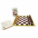 Schach - Spiel in Blechdose- Brettspiel