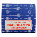 Satya Räucherkegel Sai Baba Nag Champa der blaue Klassiker Räucherkerze indische Duftmischung