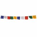 Tibetan prayer flags - 10 cm wide - black lettering - 02...