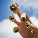 Finger Hund - Handipug - Fingerpuppe