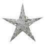 Estrella de papel - Estrella de Navidad - Estrella de 5 puntas - flor - 20 cm