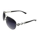 Aviator Sunglasses with Stars - black shaded