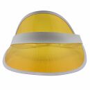 Visor Cap - Retro shield cap - 80s Poker baseball cap yellow-white