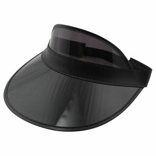 Visor Cap - Retro shield cap - 80s Poker baseball cap black-black
