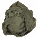 Sciarpa di cotone - verde-cachi - foulard quadrato