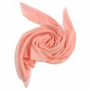 Sciarpa di cotone - pink-pink salmon - foulard quadrato