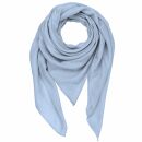Sciarpa di cotone - blu-tenero - foulard quadrato
