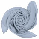 Cotton Scarf - blue - pale blue - squared kerchief
