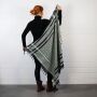 Kufiya - Keffiyeh - negro - verde-menta verde - Pañuelo de Arafat