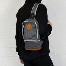 Small backpack - Shoulder bag - black-white chequered - Pattern 05