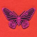 Aufnäher - Schmetterling - pink - Patch