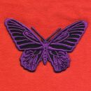 Aufnäher - Schmetterling - lila - Patch
