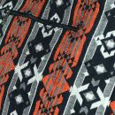 Shopper - Ethnic Look - woven - orange - Diamond pattern
